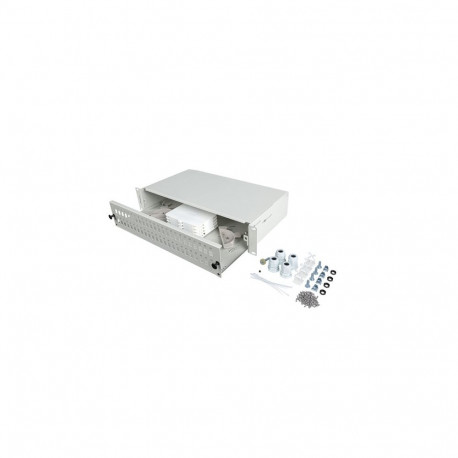 Lanberg racki paigaldatav kiudoptiline patch-paneel 19" 2U 48XSC simplex/48XLC duplex, hall, tarviku