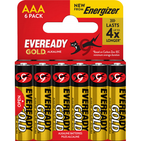Energizer battery Eveready Gold AAA/LR03 DHP6