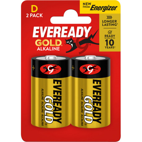 Energizer patarei Eveready Gold D/LR20 CP2
