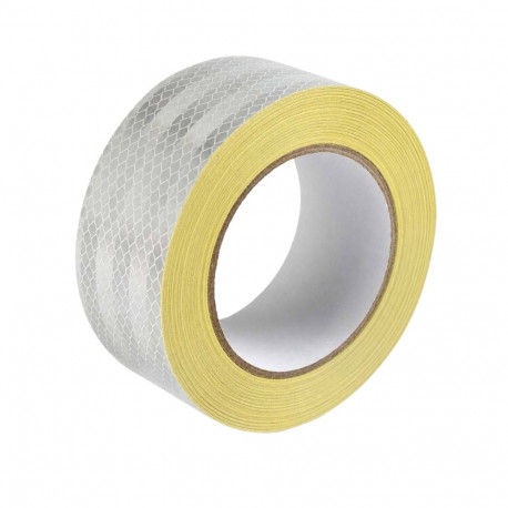 Reflective tape adhesive white GRAND 48mm x 10m