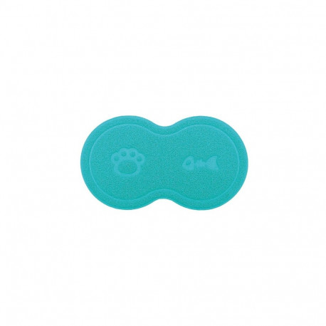 Record green mat for food bowls 46 x 26 cm