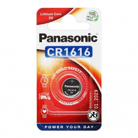 Liitiumpatarei CR1616 3 V 55 mAh Panasonic 1 tk blisterpakendis