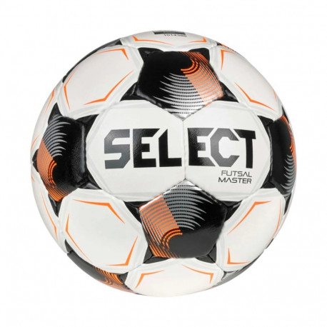 Piłka nożna Select Futsal Master grain v26 FIFA Basic biało-czarno-pomarańczowa 1014386/310020