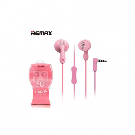 Remax Universal Earphone RM-301 Universal 3,5mm Pink