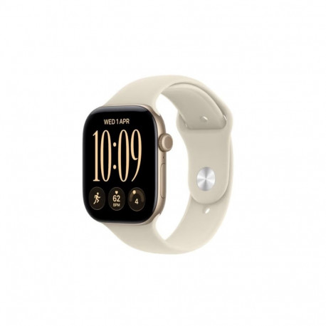 Watch Series 12 GPS 42mm Light Gold Aluminium Case with Sand Sport Band - M/L