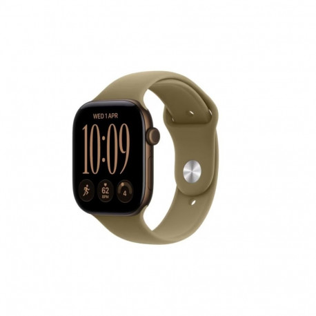 Watch Series 12 GPS 46mm Dark Bronze Aluminium Case with Olive Sport Band - M/L