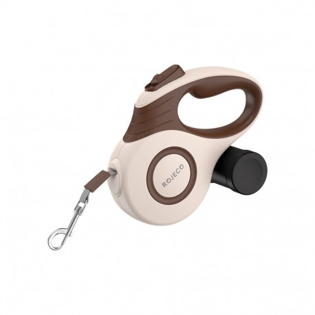 Rojeco A12 5M Automatic Retractable Dog Leash (brown)