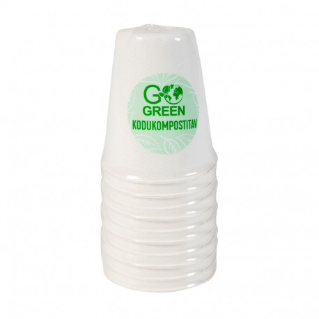 Tops 250 ml, GO GREEN, 10tk, suhkruroost (2 tk)