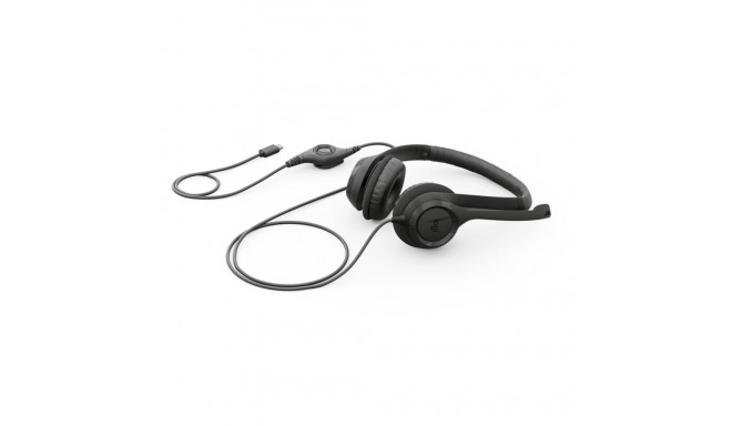 Logitech stereo-USB-C-peakomplekt H390 täiustatud digitaalse heliedastuse ja integreeritud juhtnuppu