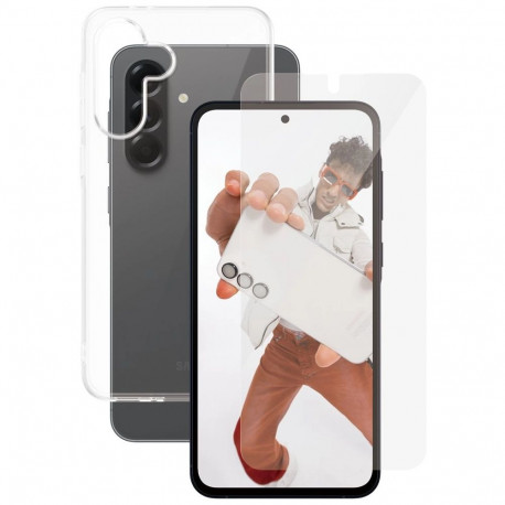 PanzerGlass SAFE. by ® 2-in-1 Bundle Samsung Galaxy A56 5G  BULK Caurspīdīgs ekrāna aizsargs 50 pcs
