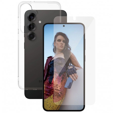 PanzerGlass SAFE. by ® 2-in-1 Bundle Samsung Galaxy S25+  Bulk Caurspīdīgs ekrāna aizsargs 50 pcs