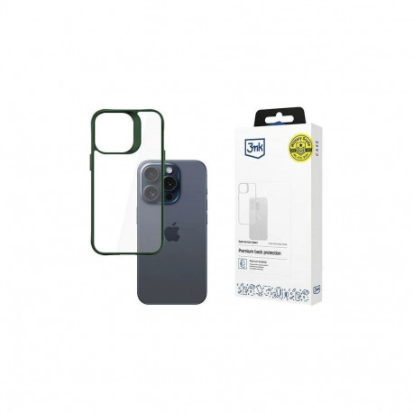 Apple iPhone 15 Pro - 3mk Satin Armor Case+ Green