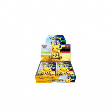 Trading Card Booster Pack - Pokémon 30th Celebration Anniversary Booster Box, 20 Packs – Japanese