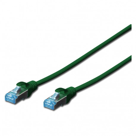 "DIGITUS Patchkabel RJ45 SF/UTP Cat5e 1.00m grün Hebelschutz Polybeutel"