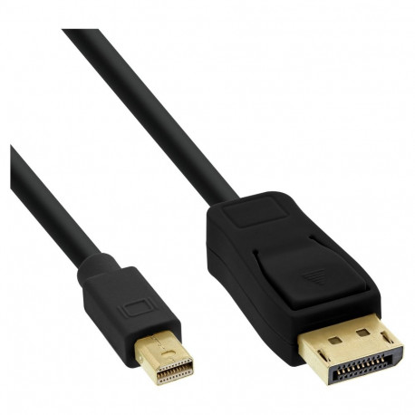 "INLINE Mini DisplayPort OUT zu DisplayPort IN Kabel schwarz 1,5m"