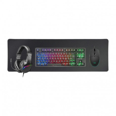 Mars Gaming mängurikomplekt 4-in-1 MCP-RGB3 (klaviatuur/hiir/kõrvaklapid/hiirematt), must