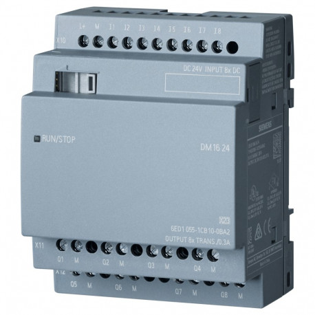 Siemens laiendusmoodul 6ED10551CB100BA2 LOGO!8 DM16 24 4TE 8DE/8DA