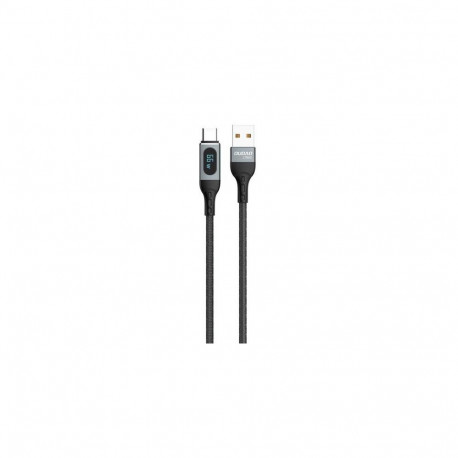 DUDAO Kabel USB USB-A - USB-C 1 m Czarny 6973687243678 - Kabel - Digital/Daten USB cable USB A USB C