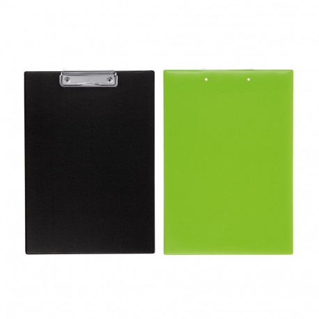 Kirjutusalus Pantaplast A4 must/kollane