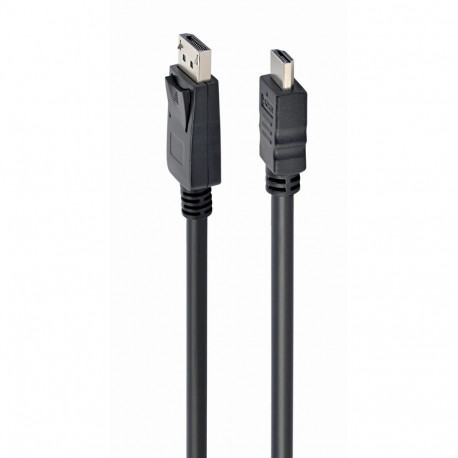 Gembird CC-DP-HDMI-10M video cable adapter HDMI Type A (Standard) DisplayPort Black