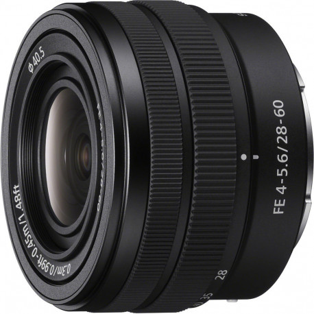 Sony FE 28-60mm f/4-5.6 objektiiv, must