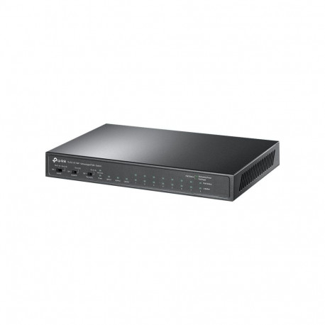 TP-LINK | 8-Port 10/100Mbps + 3-Port Gigabit Desktop Switch with 8-Port PoE+ | LS1008 | Unmanaged | 