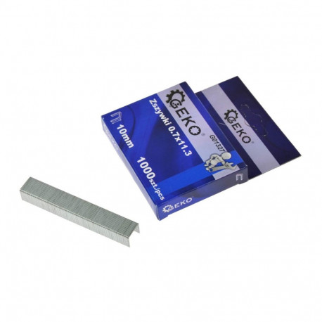 Geko klambrid G01327, 10mm, 11,3mm, 1000 tk, 0,7mm