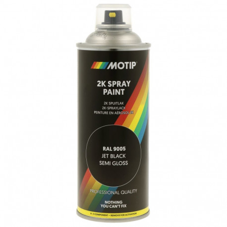 2-K värv RAL9005 must siidmatt 400ml