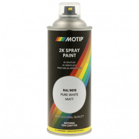 2-K värv RAL9010 valge matt 400ml