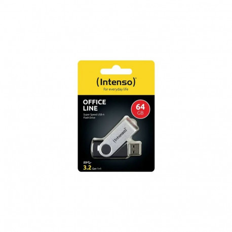 Intenso Pendrive 64GB Office Line USB 3.2, Black EU (3543490)