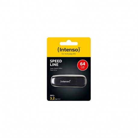 Intenso Pendrive 64GB Speed Line USB 3.2, Black EU (3533490)