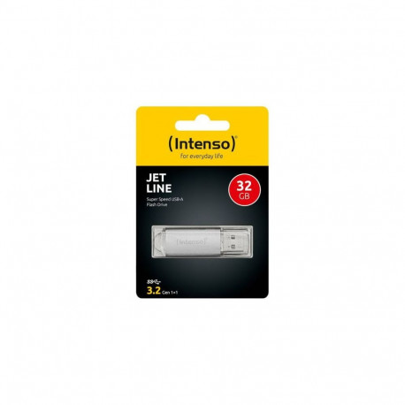 Intenso Pendrive 32GB Jet Line USB 3.2, Silver EU (3541480)