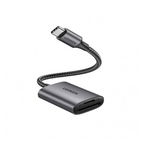 Ugreen kaardilugeja 80888 USB 3.2 Gen 1 (3.1 Gen 1) Type-C, metallikmust