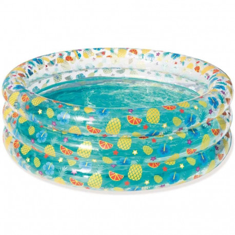 Bestway täispuhutav läbipaistev bassein mereloomadega Φ1.5m x H53cm