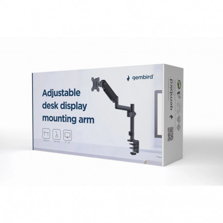 Gembird MA-DA1P-01 monitor mount / stand 81.3 cm (32") Desk Black