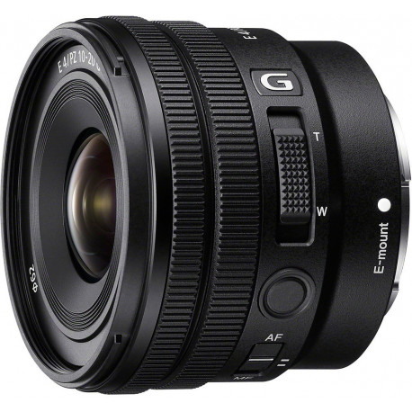 Sony E 10-20mm f/4.0 G PZ lens