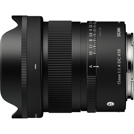 Sigma 15mm f/1.4 DC Contemporary objektiiv Sonyle
