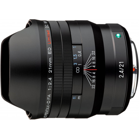 HD Pentax D-FA 21mm f/2.4 ED Limited objektiiv, must