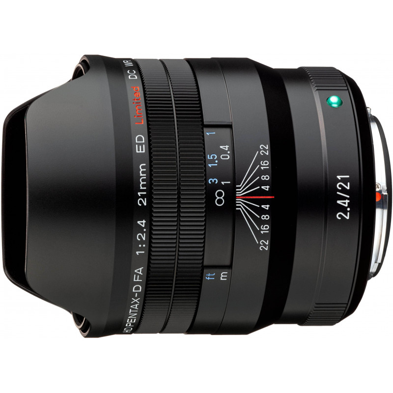 HD Pentax D-FA 21mm f/2.4 ED Limited objektiiv, must