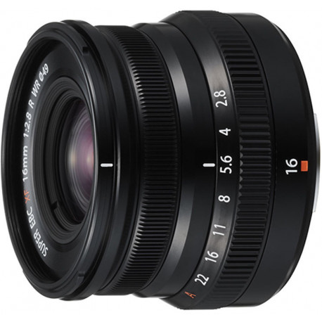 Fujifilm Fujinon XF 16mm f/2.8 R WR lens, black