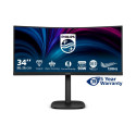 Philips monitor 34B2U3600C/00 34" VA 21:9 60Hz 4ms 3440 x 1440 pixels 300cd/m² HDMI 1, must