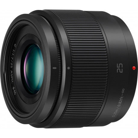 Panasonic Lumix G 25mm f/1.7 ASPH. White Box, black