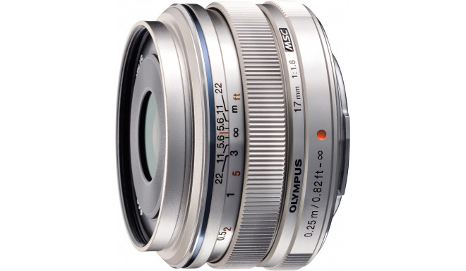 M.Zuiko Digital 17mm f/1.8, silver
