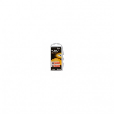 Duracell tsink-õhk patareid DA13 (V13 PR48) 1.4V, 6tk