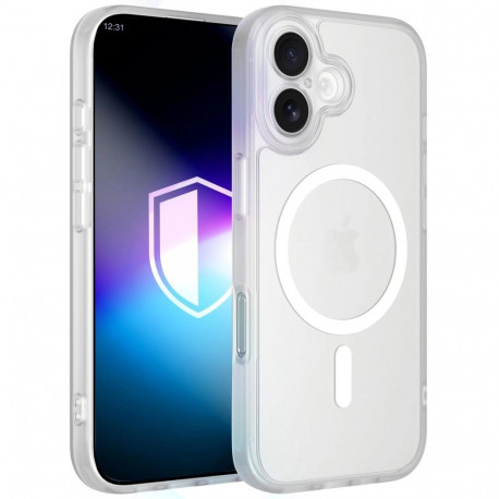 Apple iPhone 17 – 3mk Misty MagCase, valge