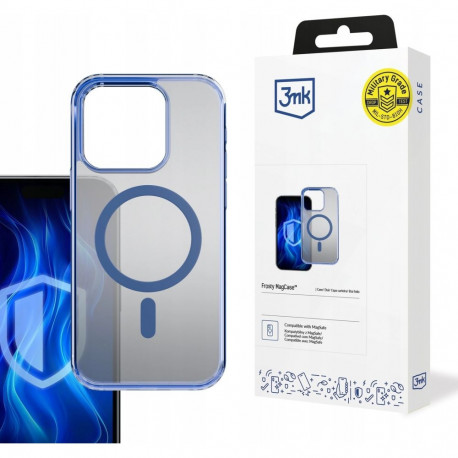 Apple iPhone 15 Pro - 3mk Frosty MagCase Blue