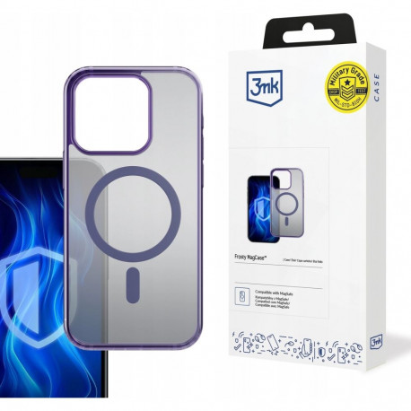 3MK ümbris Frosty MagCase Apple iPhone 15 Pro jaoks, lilla