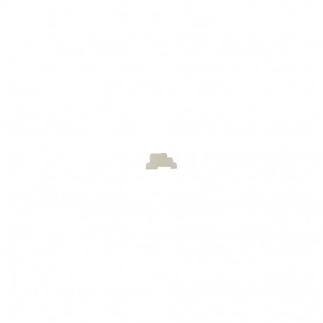 "Weidmüller WAP WDL2.5 Reihenklemme Zubehr Abschlusspl. beige 1067800000"