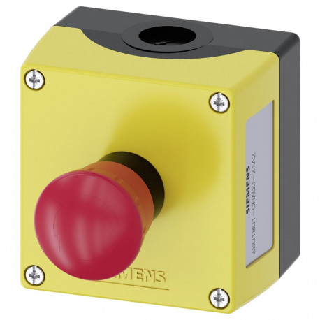 Siemens korpus 3SU18010NA002AA2 juhtseadmetele 22mm ümmargune, plastist