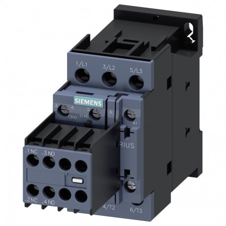 Siemens kontaktor 3RT20251AP04 AC-3 7,5kW/400V 2S+2 230VAC 50Hz 3p S0